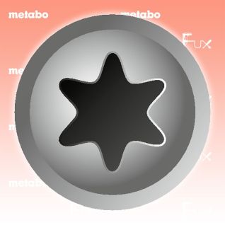 Metabo 3 Bit Diamant Torx 10 er 