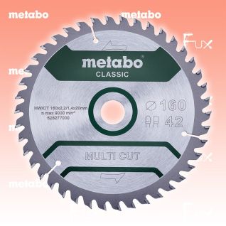 Metabo Kreissägeblatt 160 mm classic