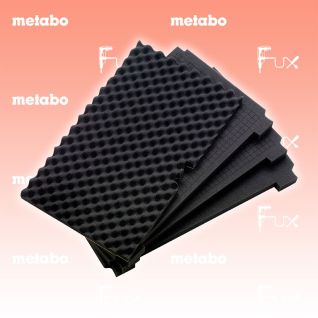 Metabo Schaumstoffeinlage 4 Tlg. für MetaBox 145 L