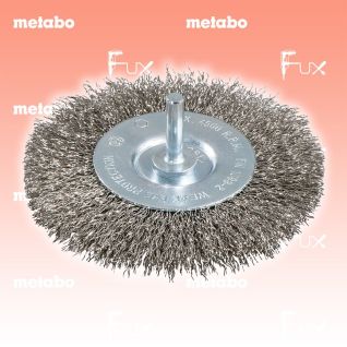 Metabo Stahldraht-Rundbürste, Edelstahl gewellt