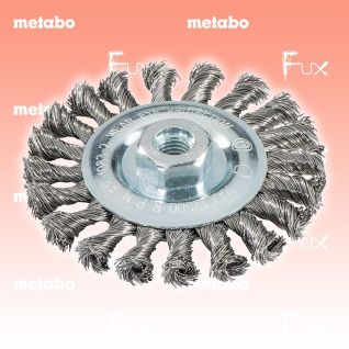 Metabo Stahldraht-Rundbürsten, Stahl gezopft