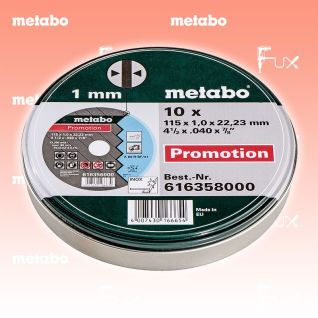 Metabo Trennscheiben Promotion