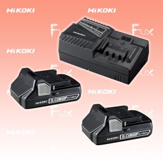 Hikoki BSL1830C x 2 + UC18YFSL Booster Pack 18 V