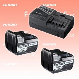 Hikoki BSL1850C x 2 + UC18YFSL Booster Pack 18 V
