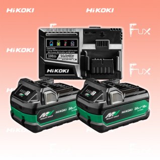 Hikoki BSL36A18X x 2 + UC18YSL3 Booster Pack Multivolt
