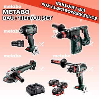 Metabo  Bau / Tiefbau Set 7