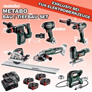 Metabo  Bau / Tiefbau Set 9
